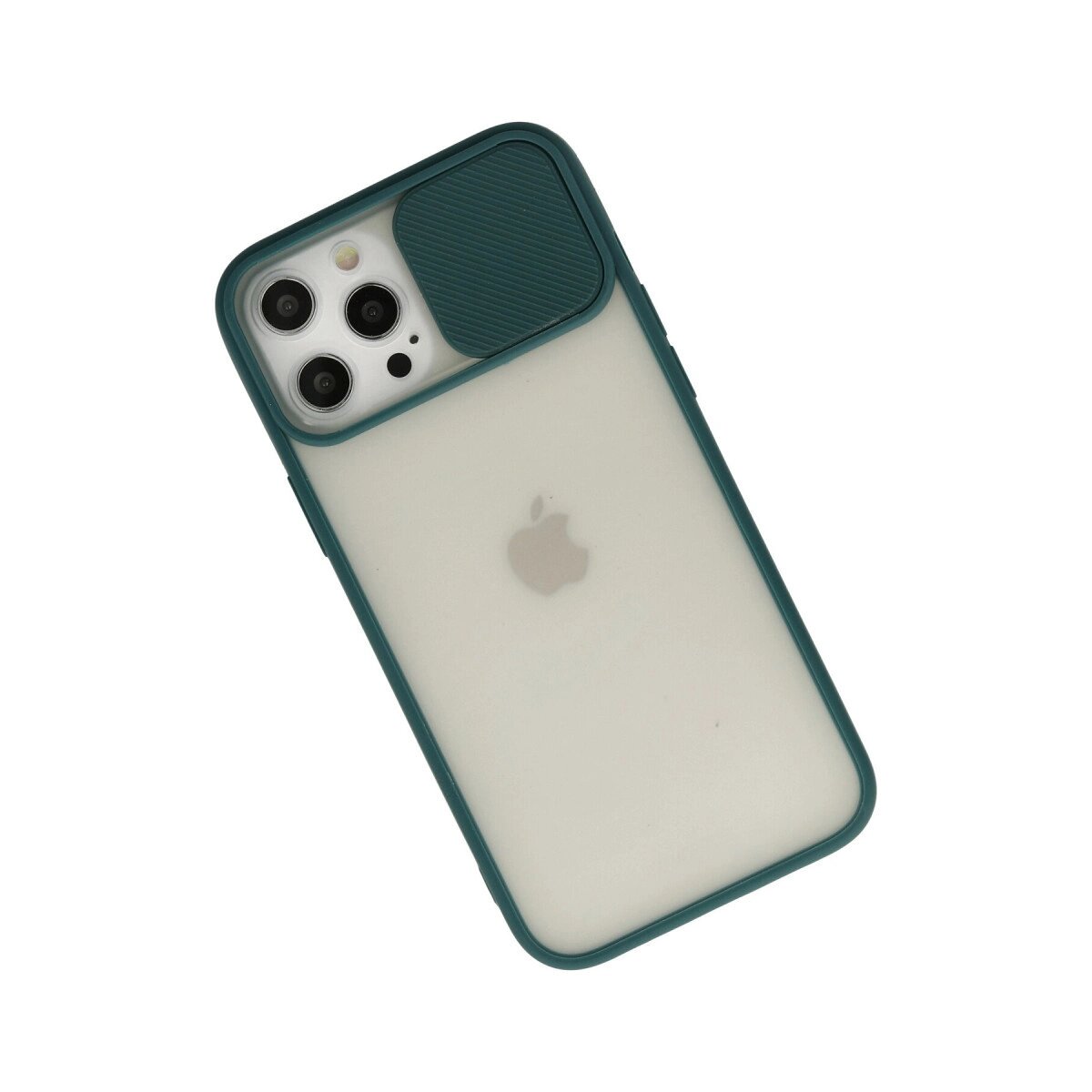 Apple İphone 12 Pro Max Kılıf Palm Buzlu Kamera Sürgülü Silikon - Yeşil Apple İphone 12 Pro Max Kılıf Palm Buzlu Kamera Sürgülü Silikon - Yeşil