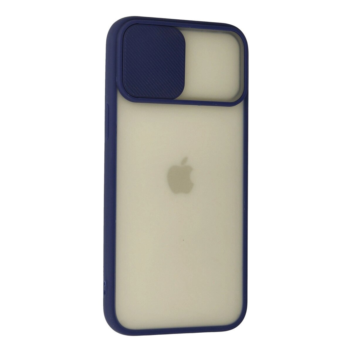 Apple İphone 12 Pro Max Kılıf Palm Buzlu Kamera Sürgülü Silikon - Lacivert Apple İphone 12 Pro Max Kılıf Palm Buzlu Kamera Sürgülü Silikon - Lacivert