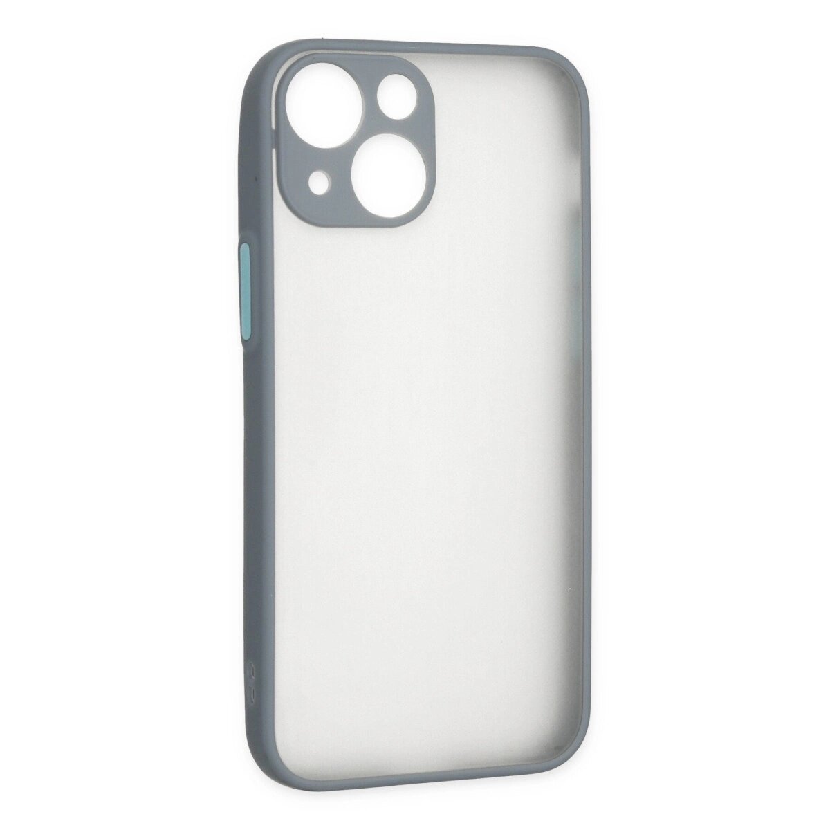 Apple İphone 15 Plus Kılıf Montreal Silikon Kapak - Gri Apple İphone 15 Plus Kılıf Montreal Silikon Kapak - Gri