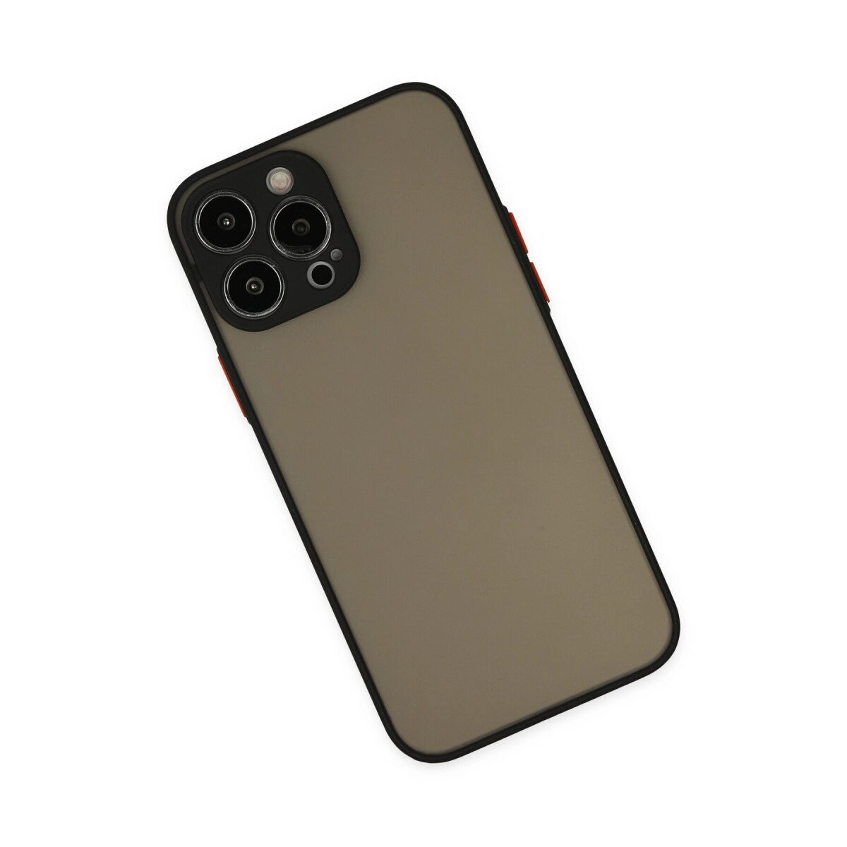 Apple İphone 15 Pro Kılıf Montreal Silikon Kapak - Siyah Apple İphone 15 Pro Kılıf Montreal Silikon Kapak - Siyah