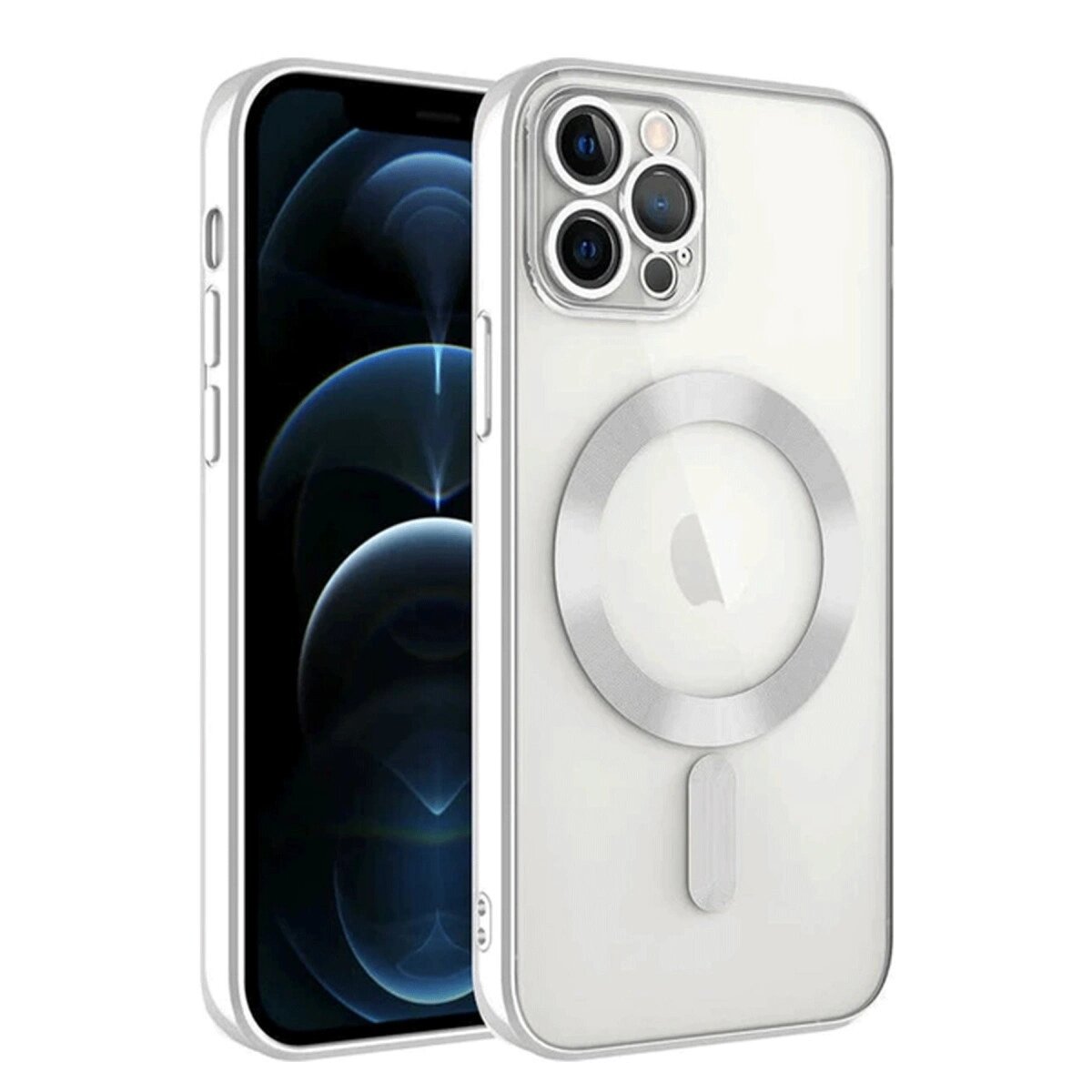 Apple İphone 14 Pro Max Kılıf Kross Magneticsafe Kapak - Gümüş Apple İphone 14 Pro Max Kılıf Kross Magneticsafe Kapak - Gümüş