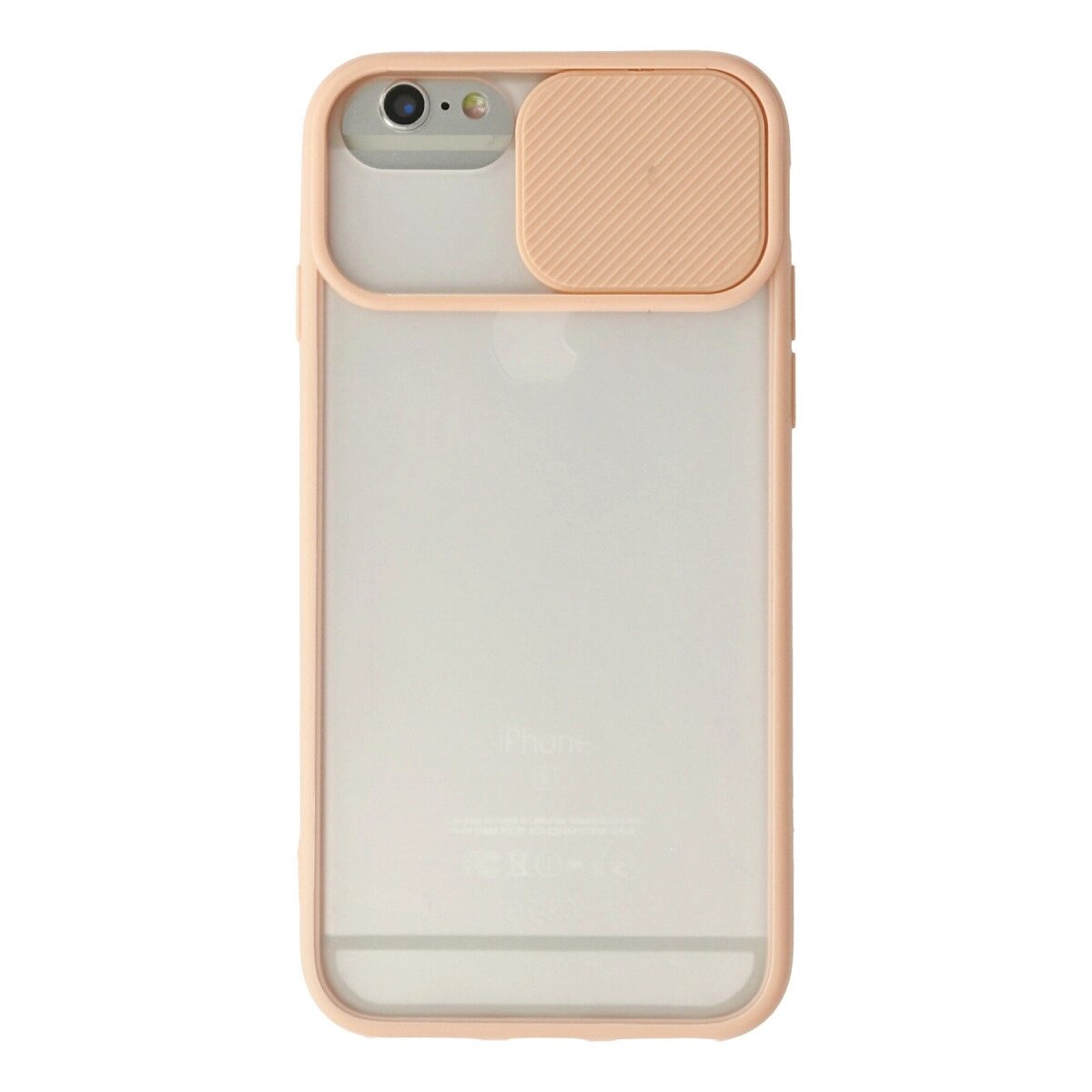 Apple İphone 6 Kılıf Palm Buzlu Kamera Sürgülü Silikon - Pembe Apple İphone 6 Kılıf Palm Buzlu Kamera Sürgülü Silikon - Pembe