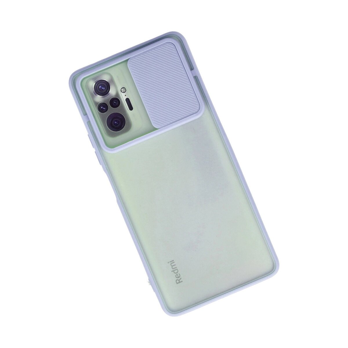 Xiaomi Redmi Note 10 Pro Kılıf Palm Buzlu Kamera Sürgülü Silikon - Lila Xiaomi Redmi Note 10 Pro Kılıf Palm Buzlu Kamera Sürgülü Silikon - Lila