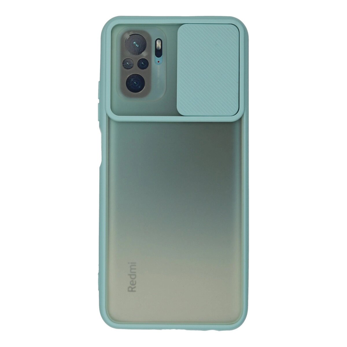 Xiaomi Redmi Note 10 Kılıf Palm Buzlu Kamera Sürgülü Silikon - Turkuaz Xiaomi Redmi Note 10 Kılıf Palm Buzlu Kamera Sürgülü Silikon - Turkuaz
