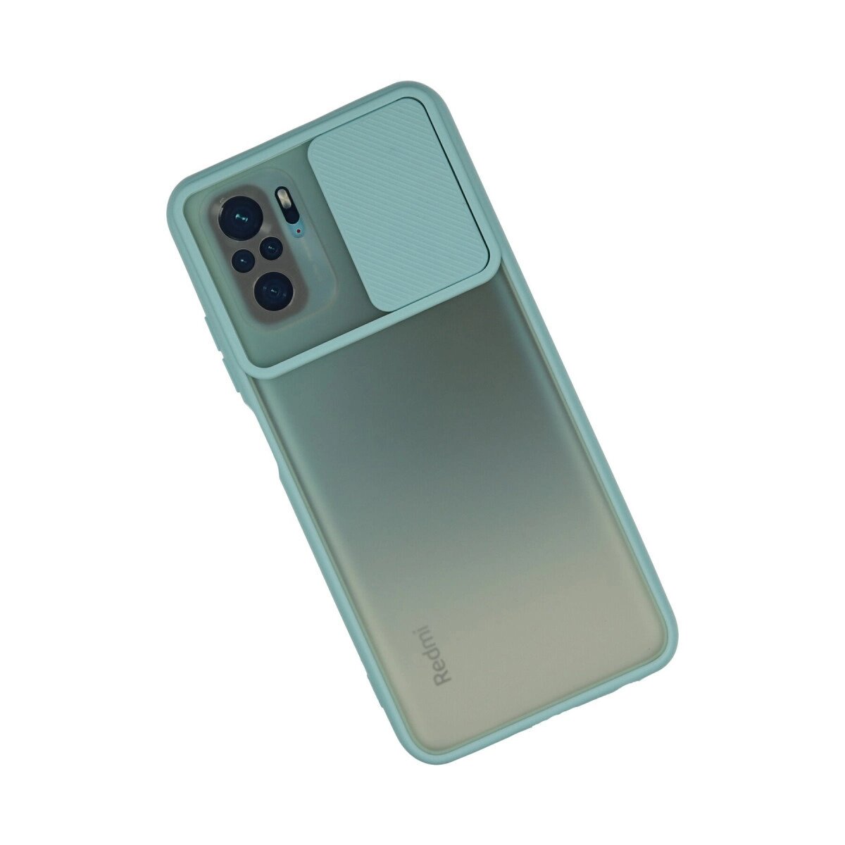 Xiaomi Redmi Note 10 Kılıf Palm Buzlu Kamera Sürgülü Silikon - Turkuaz Xiaomi Redmi Note 10 Kılıf Palm Buzlu Kamera Sürgülü Silikon - Turkuaz