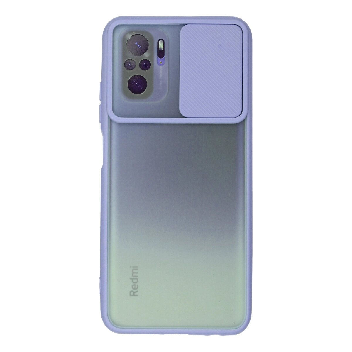Xiaomi Redmi Note 10 Kılıf Palm Buzlu Kamera Sürgülü Silikon - Lila Xiaomi Redmi Note 10 Kılıf Palm Buzlu Kamera Sürgülü Silikon - Lila