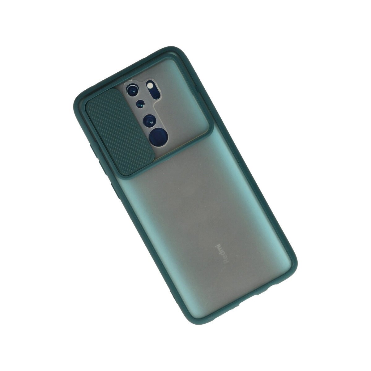 Xiaomi Redmi Note 8 Pro Kılıf Palm Buzlu Kamera Sürgülü Silikon - Yeşil Xiaomi Redmi Note 8 Pro Kılıf Palm Buzlu Kamera Sürgülü Silikon - Yeşil