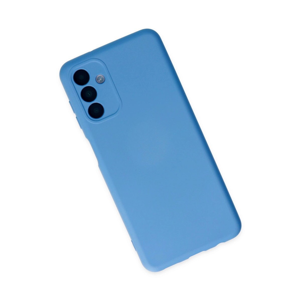 Samsung Galaxy A04s Kılıf Nano İçi Kadife Silikon - Mavi Samsung Galaxy A04s Kılıf Nano İçi Kadife Silikon - Mavi