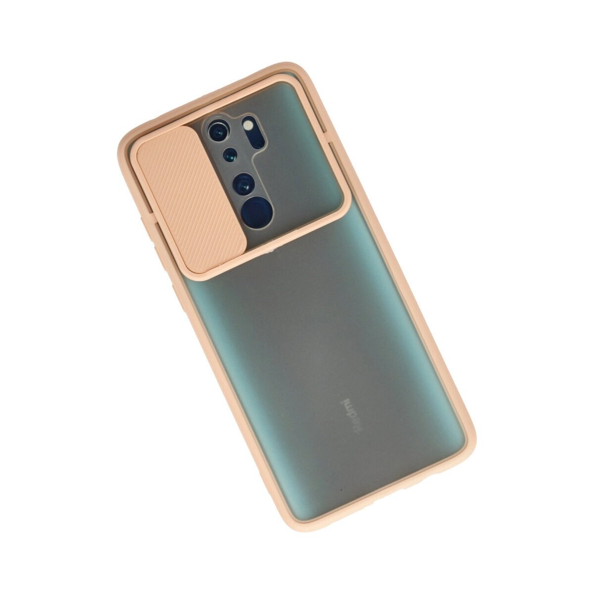 Xiaomi Redmi Note 8 Pro Kılıf Palm Buzlu Kamera Sürgülü Silikon - Pembe Xiaomi Redmi Note 8 Pro Kılıf Palm Buzlu Kamera Sürgülü Silikon - Pembe