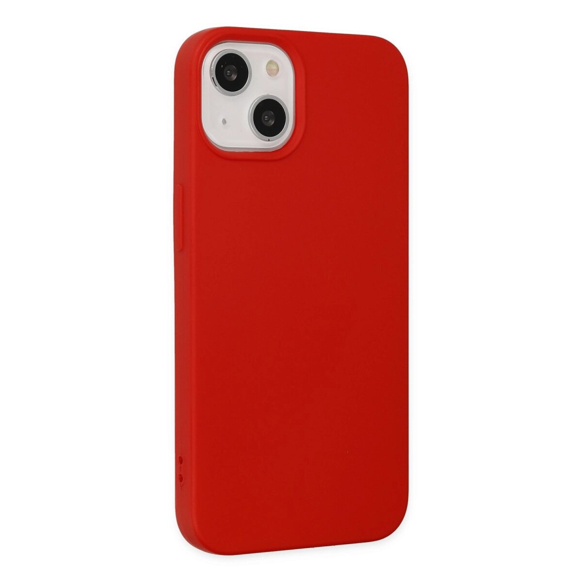 Apple İphone 15 Pro Kılıf Nano İçi Kadife Silikon - Kırmızı