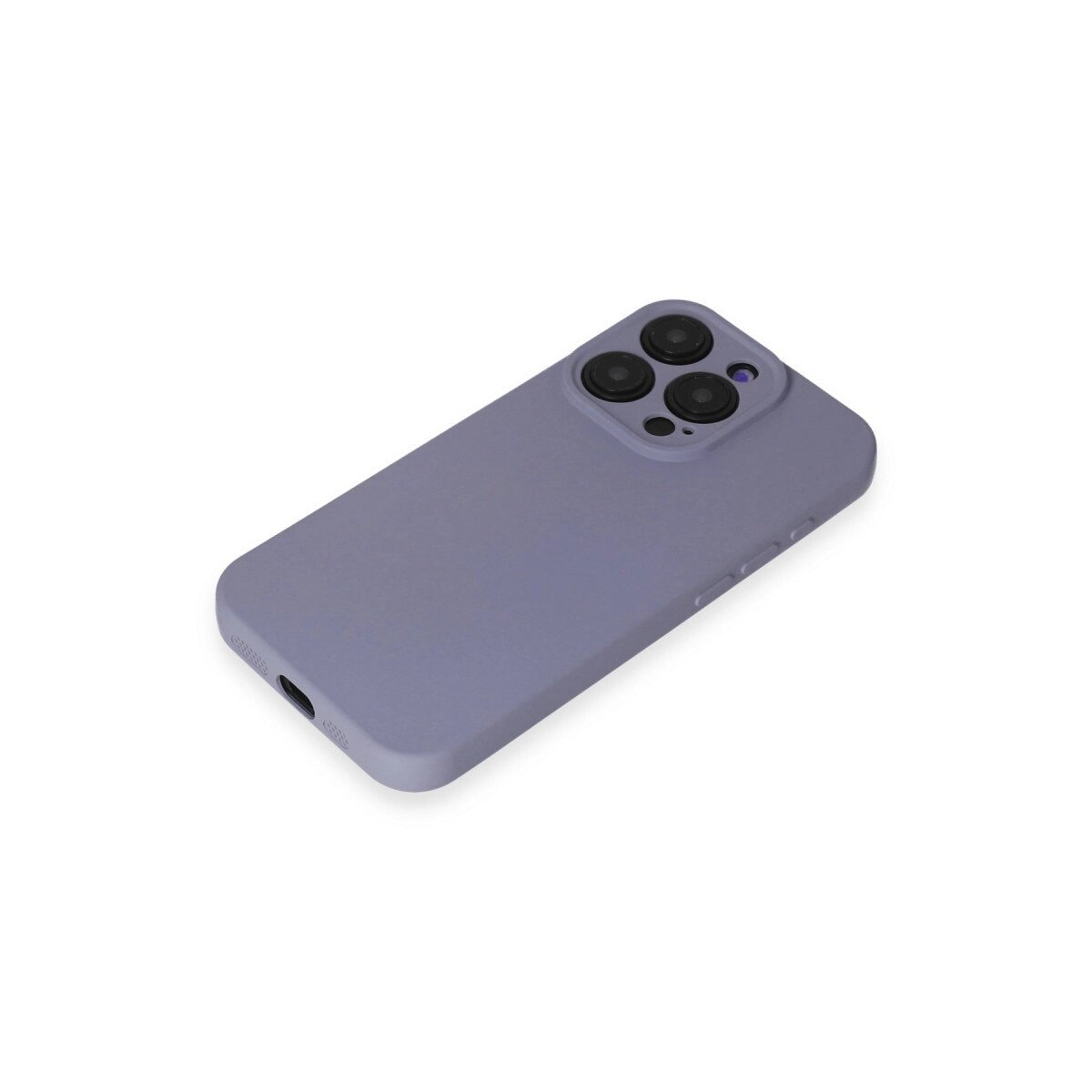 Apple İphone 15 Pro Kılıf Nano İçi Kadife Silikon - Lila Apple İphone 15 Pro Kılıf Nano İçi Kadife Silikon - Lila