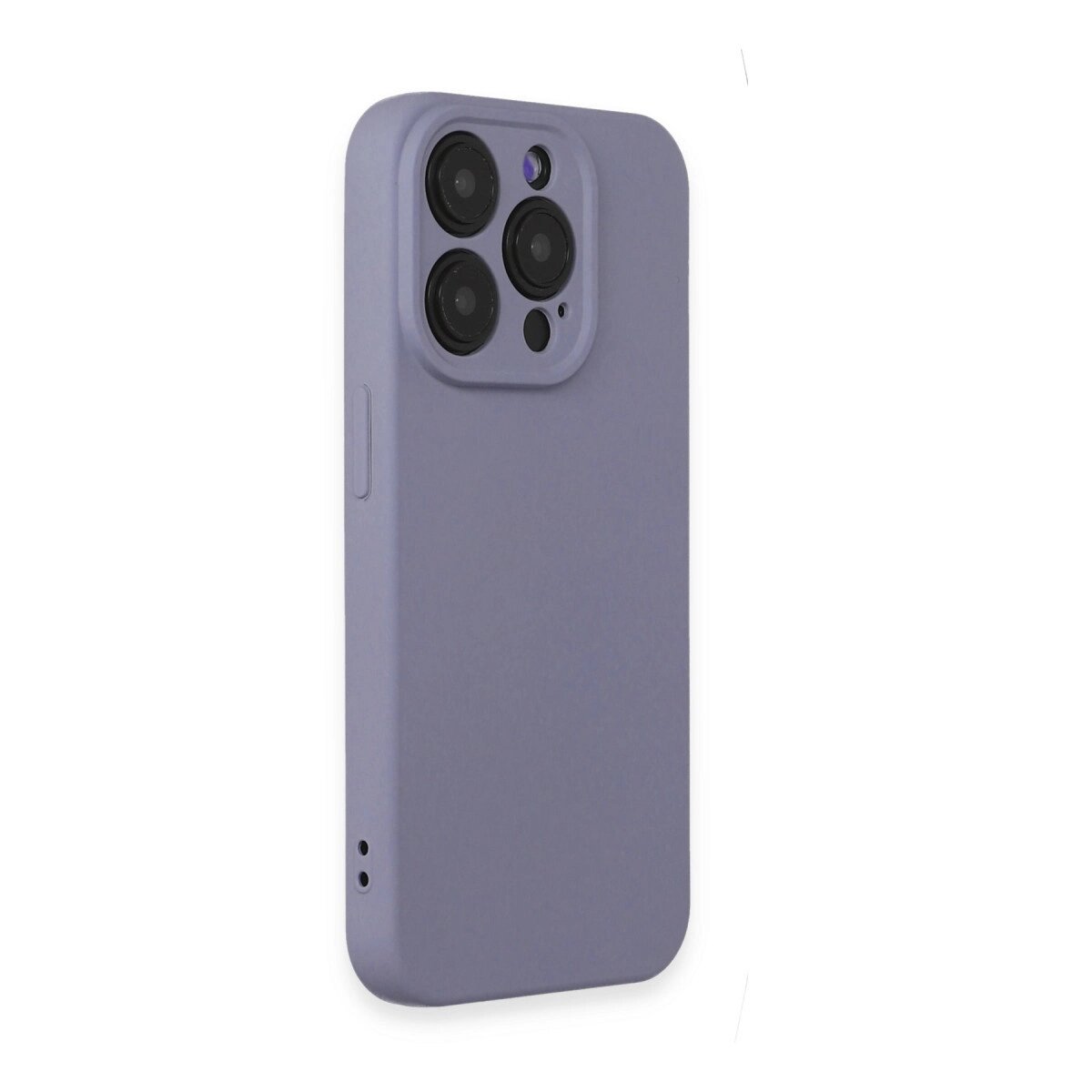 Apple İphone 15 Pro Max Kılıf Nano İçi Kadife Silikon - Lila Apple İphone 15 Pro Max Kılıf Nano İçi Kadife Silikon - Lila