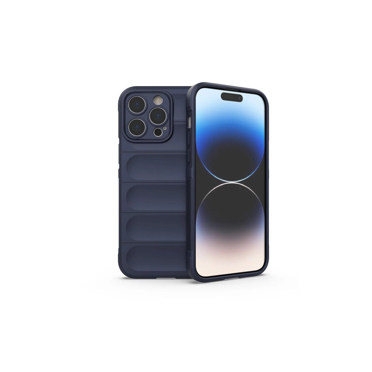 Apple İphone 15 Pro Kılıf Optimum Silikon - Lacivert Apple İphone 15 Pro Kılıf Optimum Silikon - Lacivert