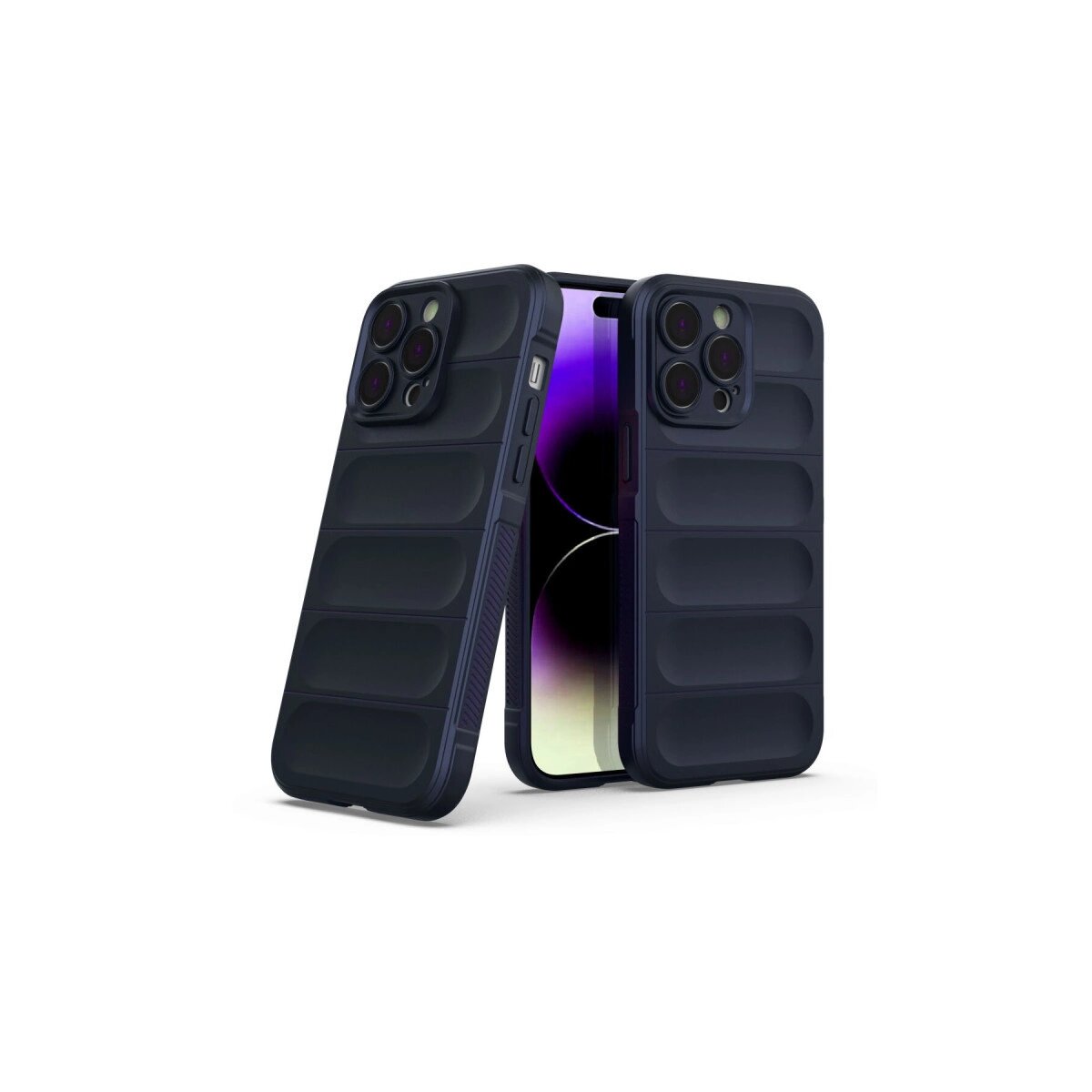 Apple İphone 15 Pro Kılıf Optimum Silikon - Lacivert Apple İphone 15 Pro Kılıf Optimum Silikon - Lacivert