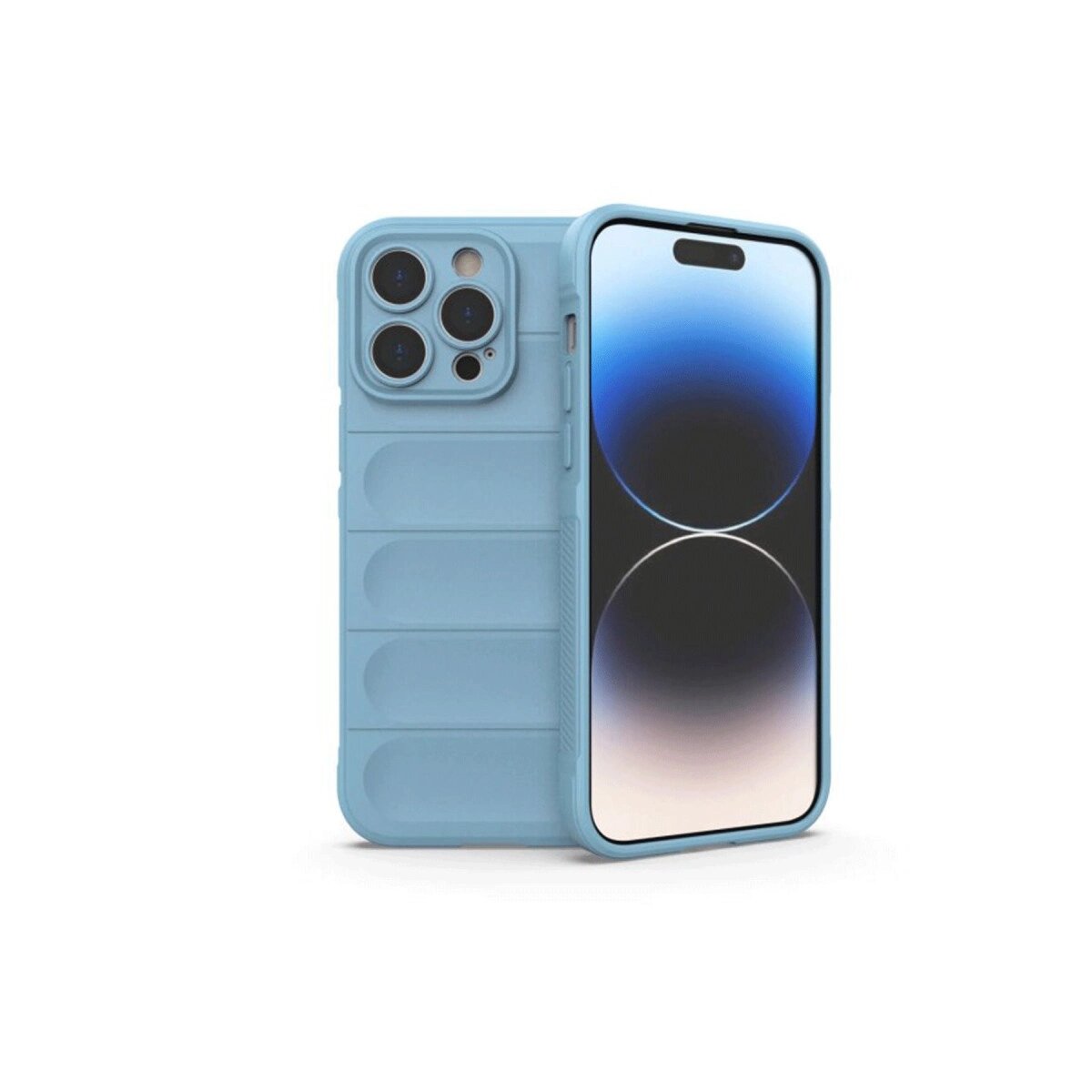 Apple İphone 15 Pro Max Kılıf Optimum Silikon - Sky Blue Apple İphone 15 Pro Max Kılıf Optimum Silikon - Sky Blue