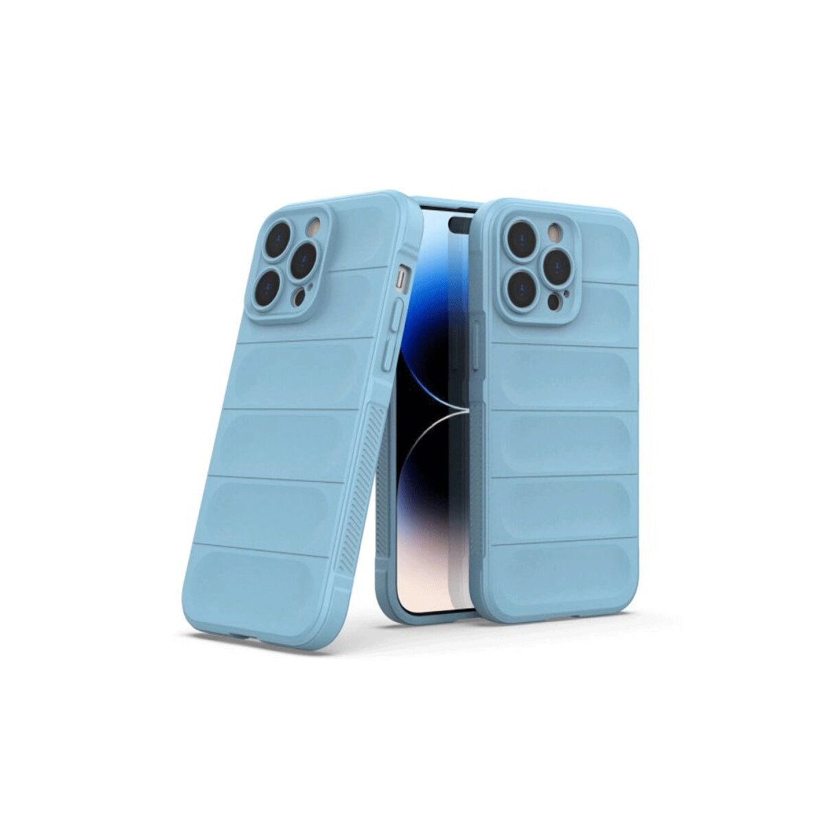 Apple İphone 15 Pro Max Kılıf Optimum Silikon - Sky Blue Apple İphone 15 Pro Max Kılıf Optimum Silikon - Sky Blue