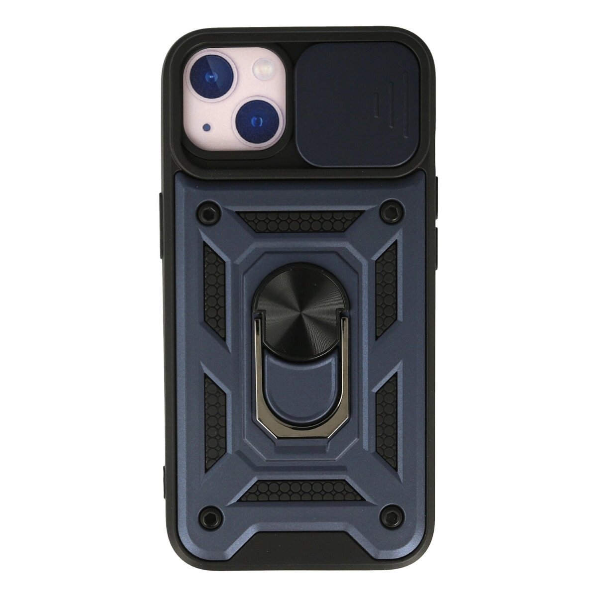 Apple İphone 15 Kılıf Pars Lens Yüzüklü Silikon - Lacivert Apple İphone 15 Kılıf Pars Lens Yüzüklü Silikon - Lacivert