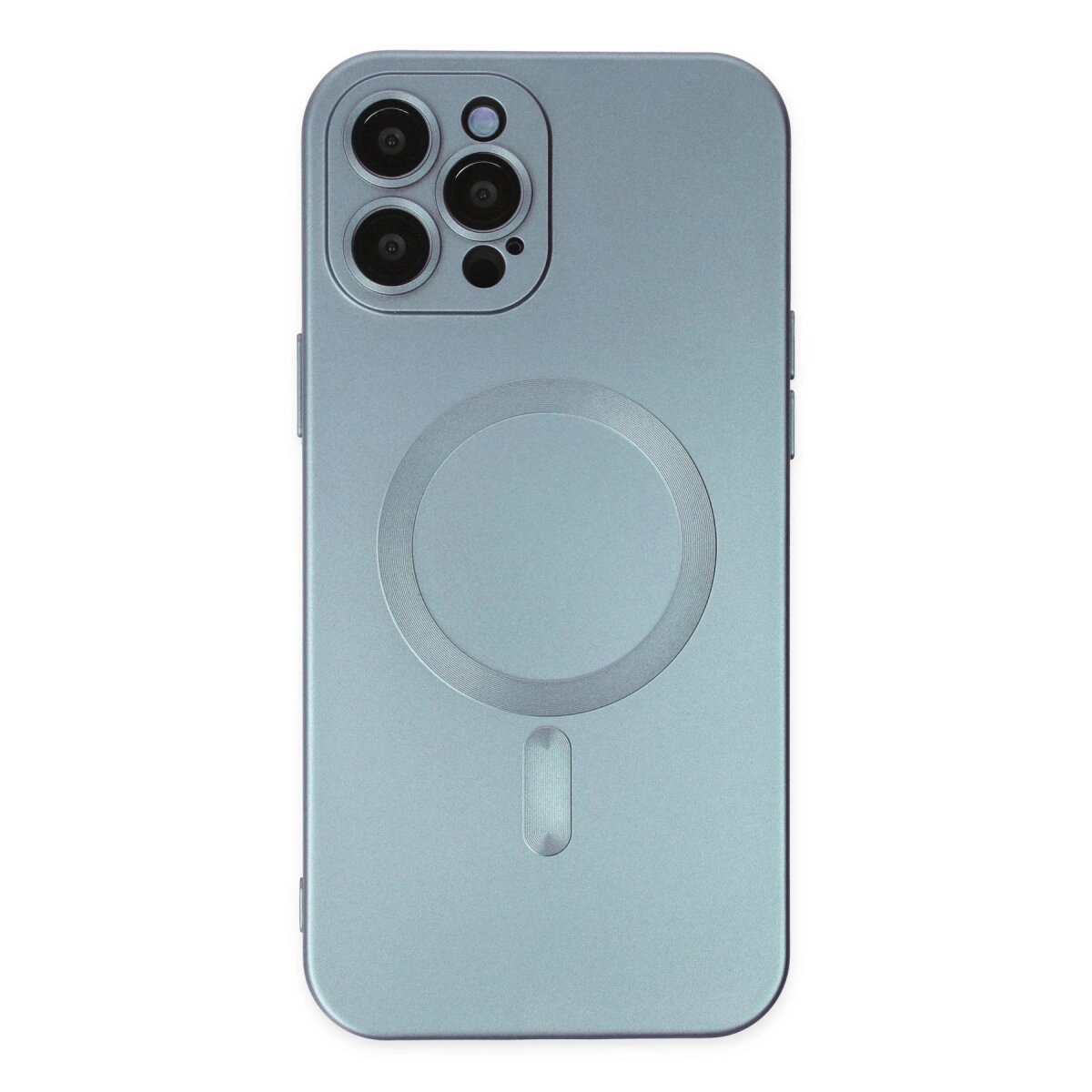 Apple İphone 12 Pro Max Kılıf Moshi Lens Magneticsafe Silikon - Sierra Blue Apple İphone 12 Pro Max Kılıf Moshi Lens Magneticsafe Silikon - Sierra Blue