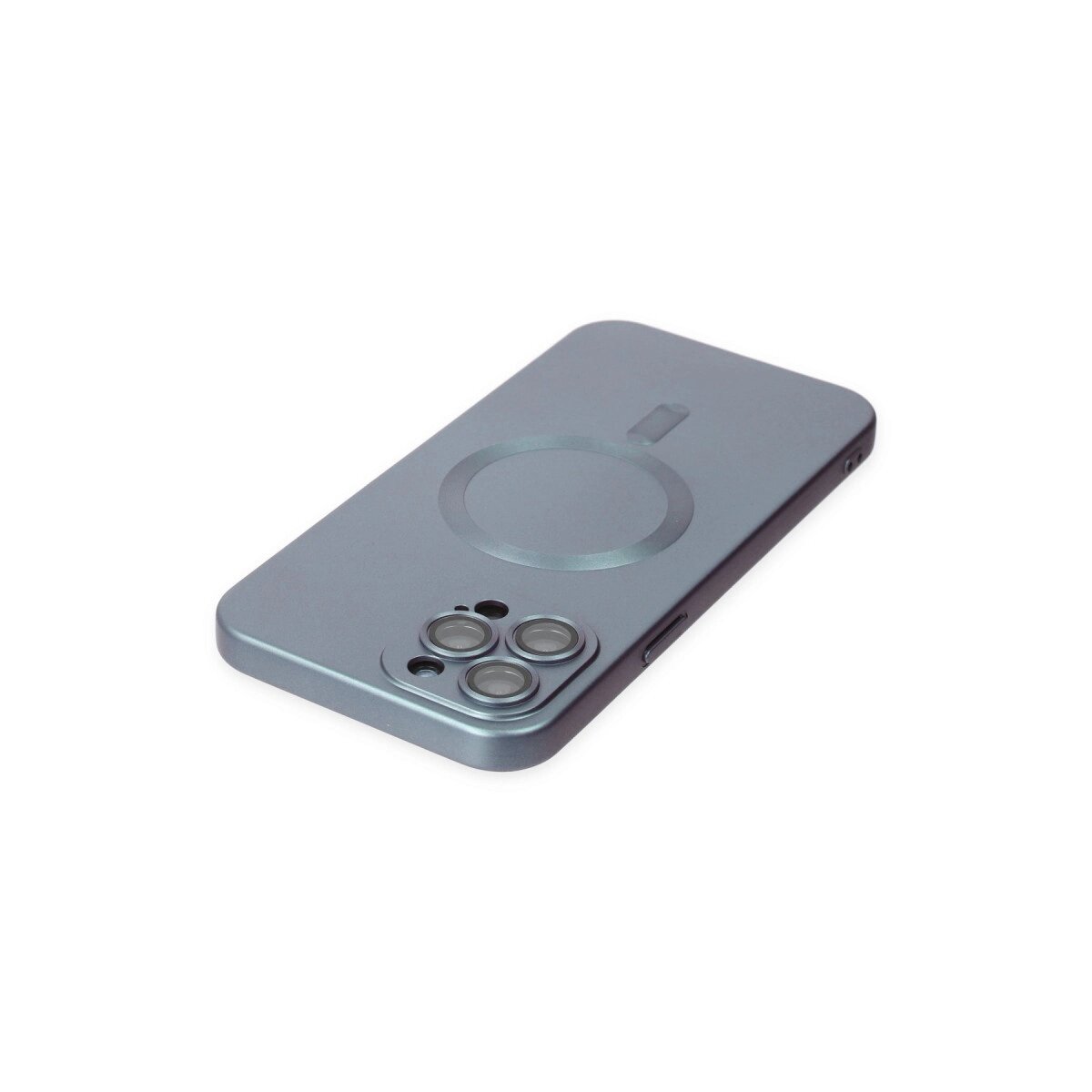 Apple İphone 12 Pro Max Kılıf Moshi Lens Magneticsafe Silikon - Sierra Blue Apple İphone 12 Pro Max Kılıf Moshi Lens Magneticsafe Silikon - Sierra Blue