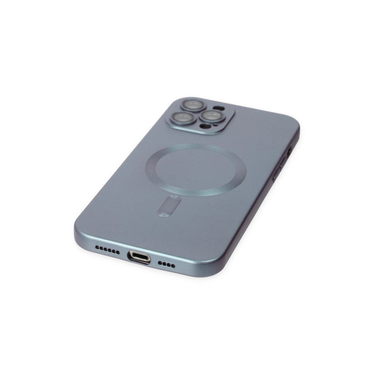 Apple İphone 12 Pro Max Kılıf Moshi Lens Magneticsafe Silikon - Sierra Blue Apple İphone 12 Pro Max Kılıf Moshi Lens Magneticsafe Silikon - Sierra Blue