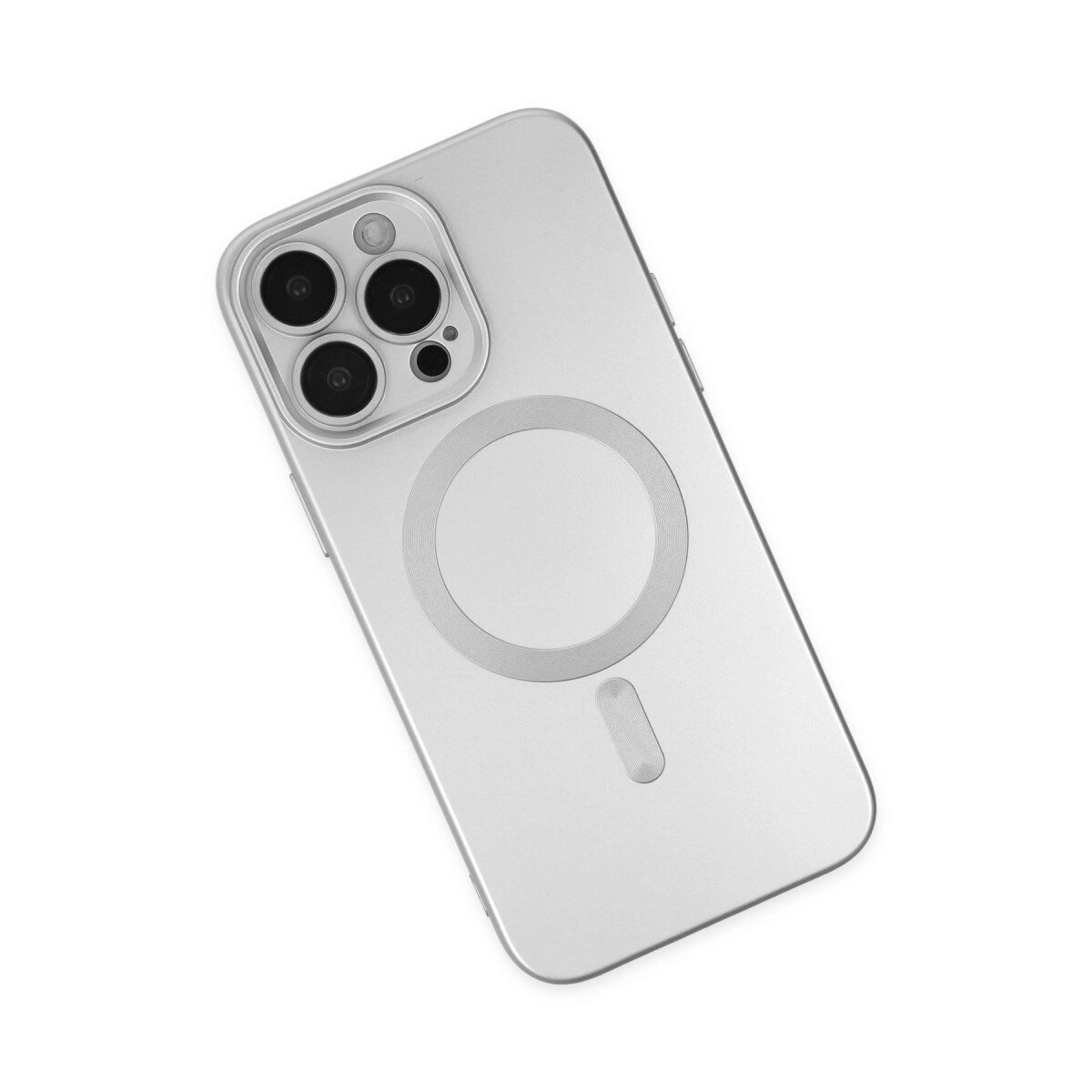 Apple İphone 13 Pro Max Kılıf Moshi Lens Magneticsafe Silikon - Gümüş Apple İphone 13 Pro Max Kılıf Moshi Lens Magneticsafe Silikon - Gümüş