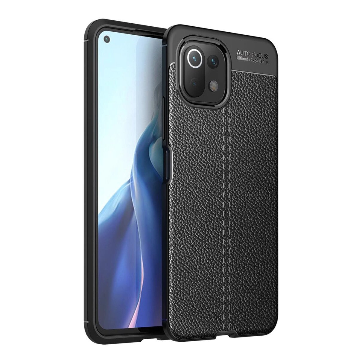Mi 11 Lite Kılıf Auto Fus Kapak - Siyah