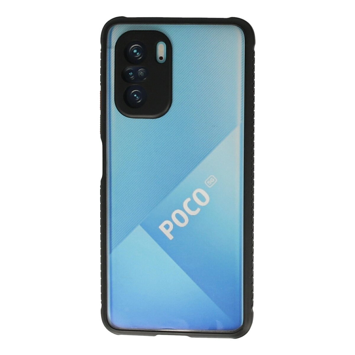 Xiaomi Poco F3 Kılıf Miami Şeffaf Silikon - Siyah Xiaomi Poco F3 Kılıf Miami Şeffaf Silikon - Siyah