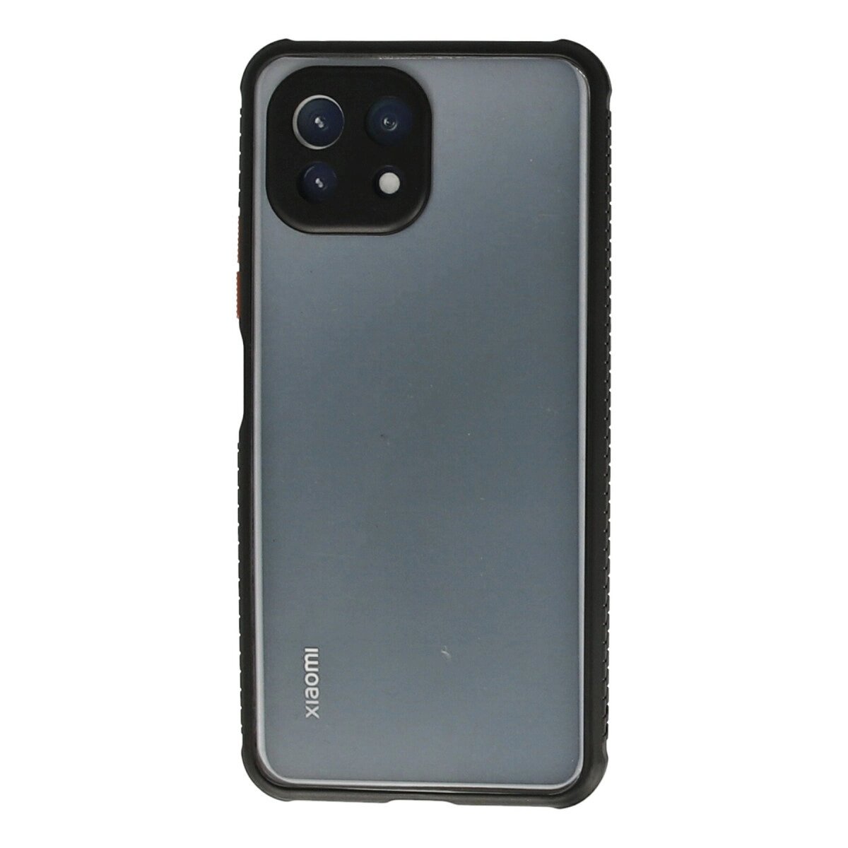 Xiaomi Mi 11 Lite Kılıf Miami Şeffaf Silikon - Siyah Xiaomi Mi 11 Lite Kılıf Miami Şeffaf Silikon - Siyah