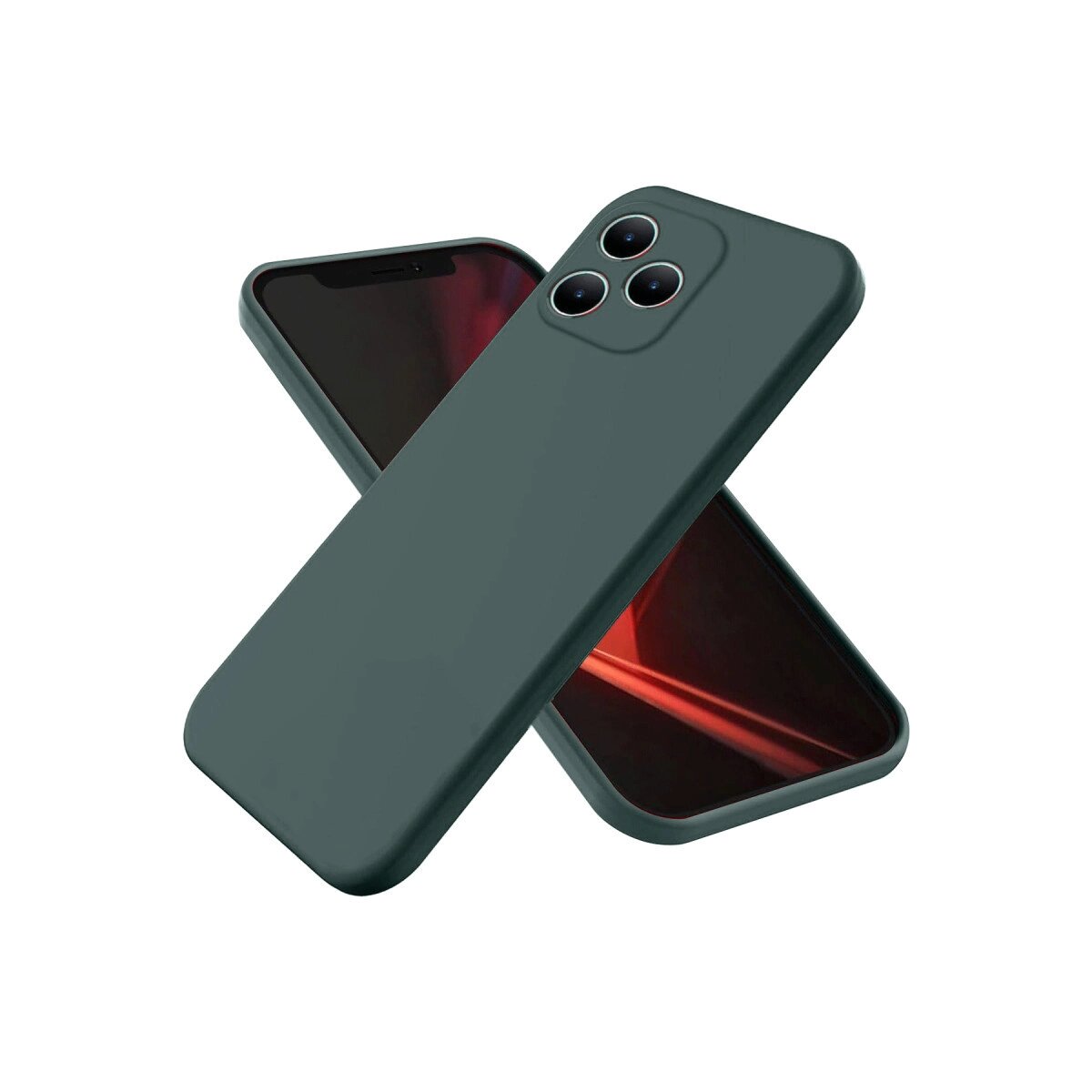 Realme Note 50 4g Kılıf First Silikon - Koyu Yeşil Realme Note 50 4g Kılıf First Silikon - Koyu Yeşil
