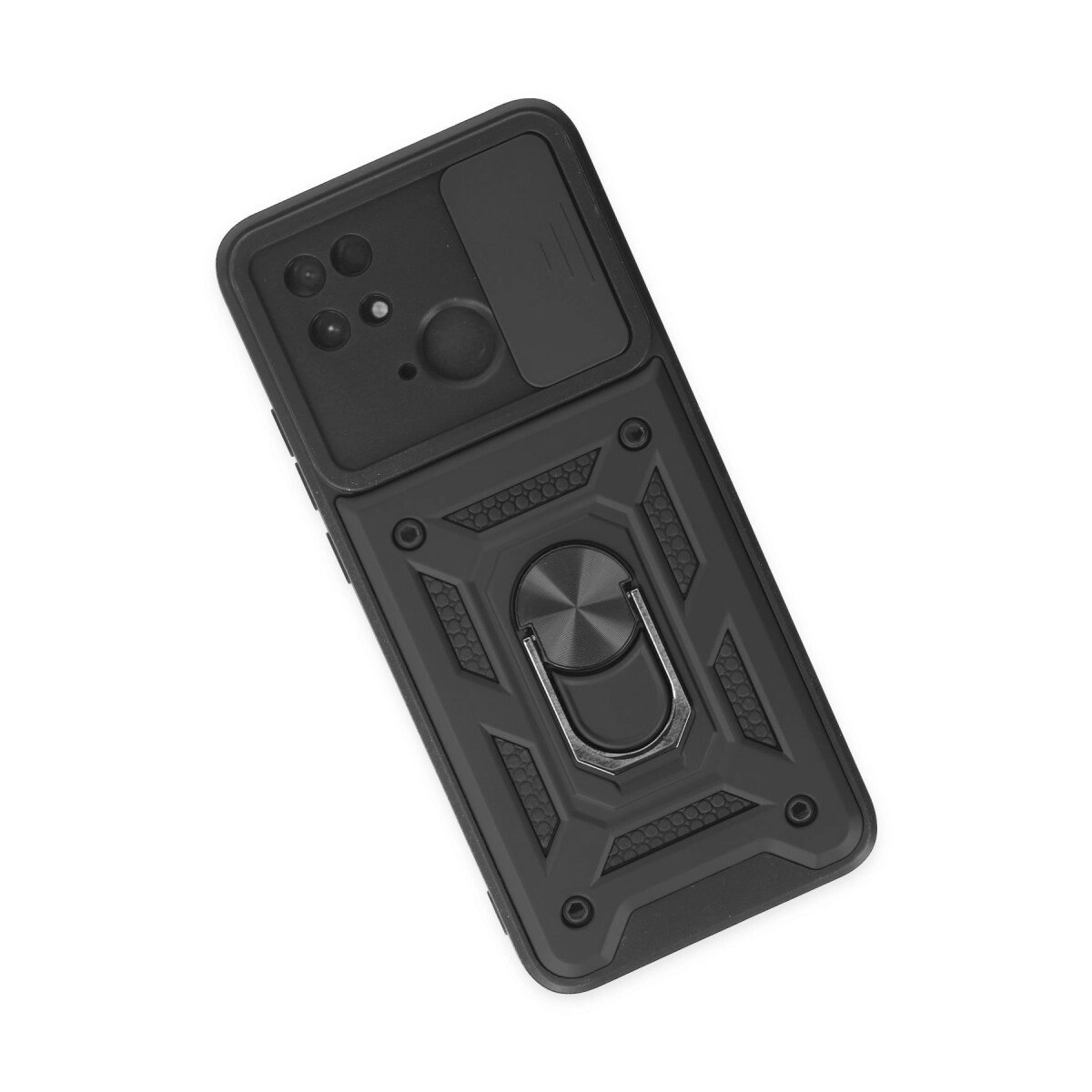 Xiaomi Redmi 10c Kılıf Pars Lens Yüzüklü Silikon - Siyah Xiaomi Redmi 10c Kılıf Pars Lens Yüzüklü Silikon - Siyah