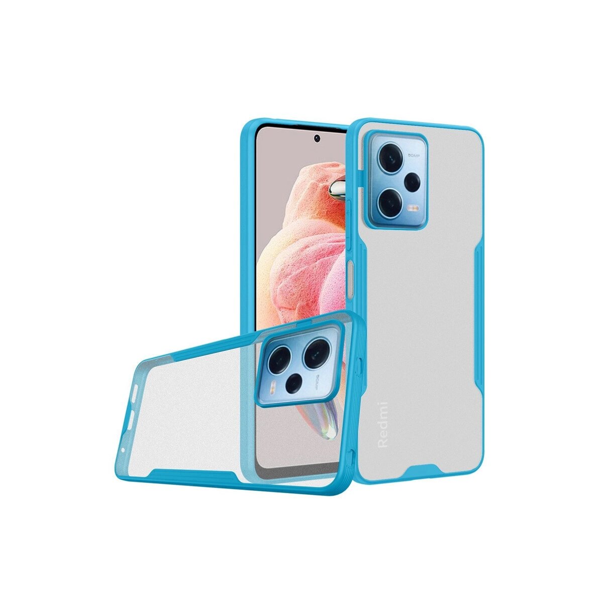 Xiaomi Redmi Note 12 5g Kılıf Platin Silikon - Mavi Xiaomi Redmi Note 12 5g Kılıf Platin Silikon - Mavi
