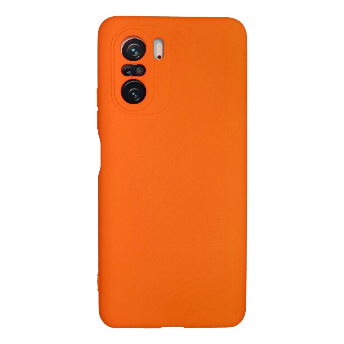 Xiaomi Poco F3 Kılıf Nano İçi Kadife Silikon - Turuncu Xiaomi Poco F3 Kılıf Nano İçi Kadife Silikon - Turuncu
