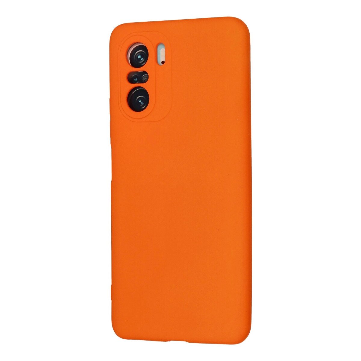 Xiaomi Poco F3 Kılıf Nano İçi Kadife Silikon - Turuncu Xiaomi Poco F3 Kılıf Nano İçi Kadife Silikon - Turuncu
