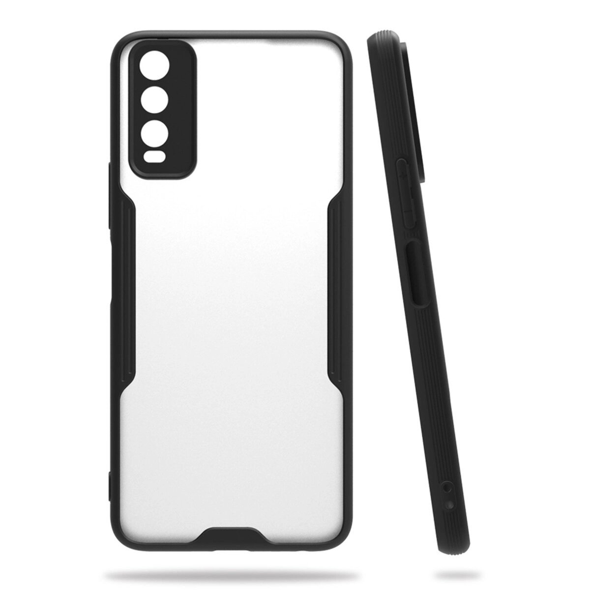 Vivo Y11s Kılıf Platin Silikon - Siyah Vivo Y11s Kılıf Platin Silikon - Siyah