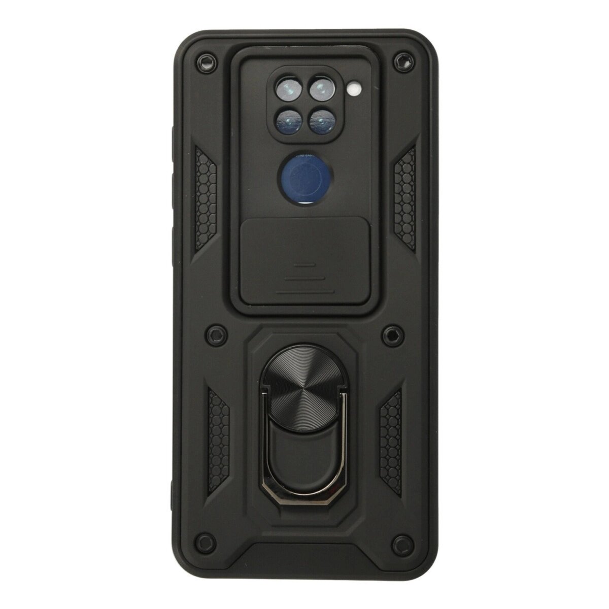 Xiaomi Redmi Note 9 Kılıf Pars Lens Yüzüklü Silikon - Siyah Xiaomi Redmi Note 9 Kılıf Pars Lens Yüzüklü Silikon - Siyah