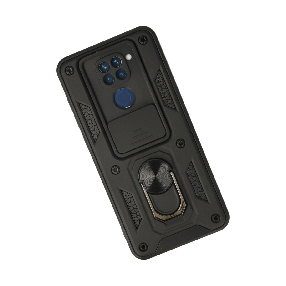 Xiaomi Redmi Note 9 Kılıf Pars Lens Yüzüklü Silikon - Siyah Xiaomi Redmi Note 9 Kılıf Pars Lens Yüzüklü Silikon - Siyah