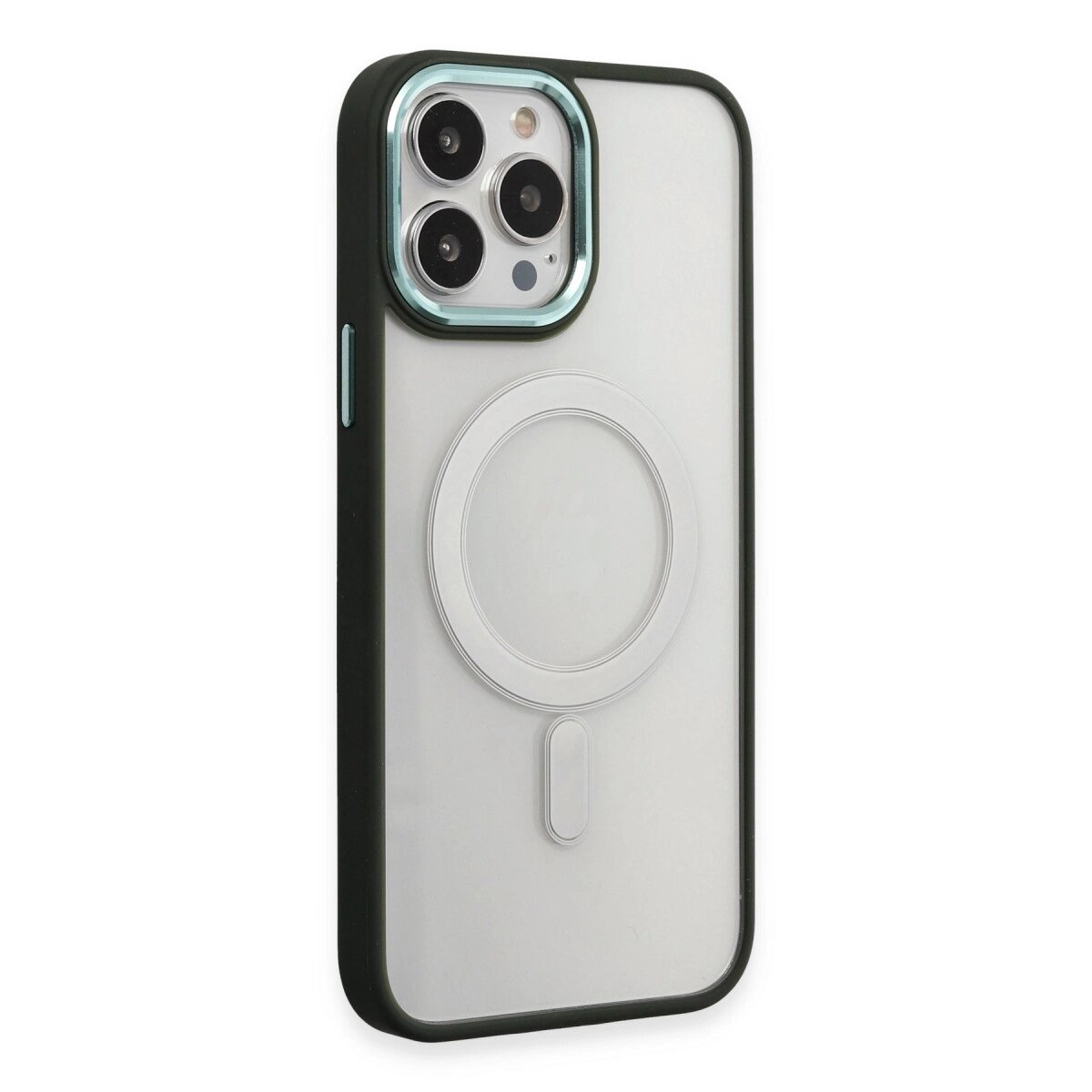 Apple İphone 15 Pro Kılıf Room Magneticsafe Silikon - Köknar Yeşili Apple İphone 15 Pro Kılıf Room Magneticsafe Silikon - Köknar Yeşili