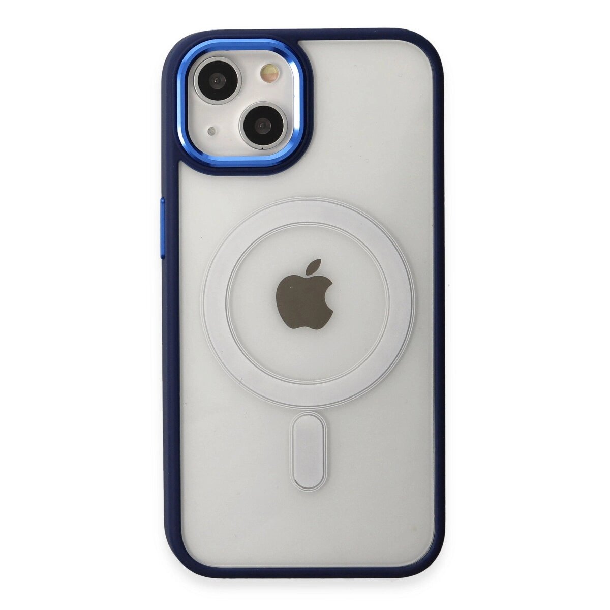 Apple İphone 15 Pro Kılıf Room Magneticsafe Silikon - Lacivert Apple İphone 15 Pro Kılıf Room Magneticsafe Silikon - Lacivert