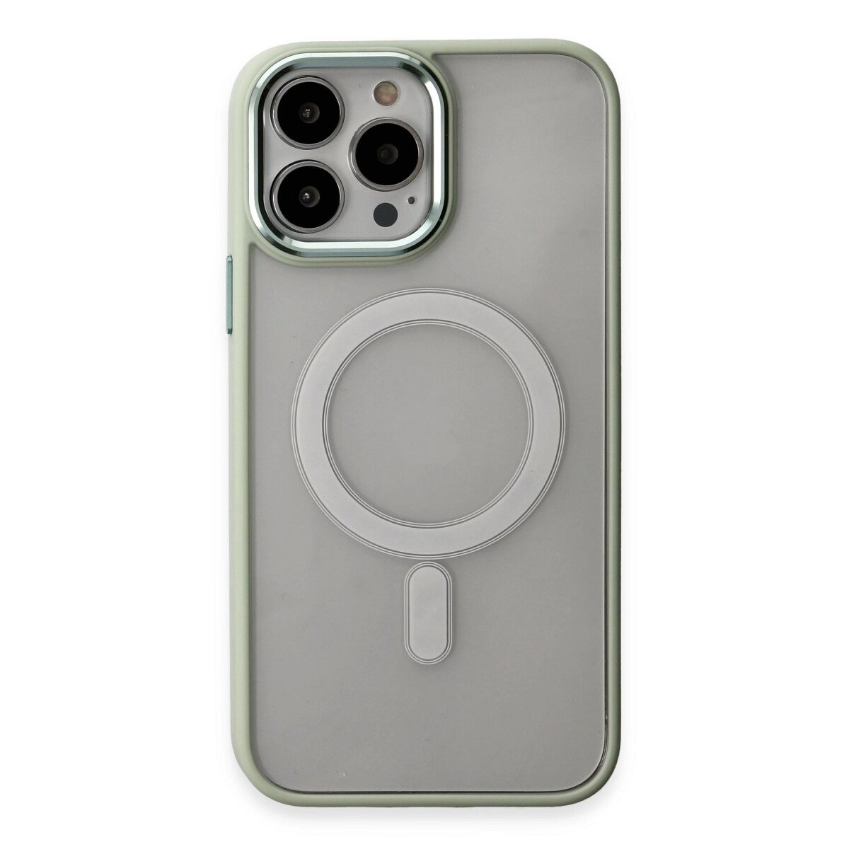 Apple İphone 15 Pro Max Kılıf Room Magneticsafe Silikon - Su Yeşili Apple İphone 15 Pro Max Kılıf Room Magneticsafe Silikon - Su Yeşili