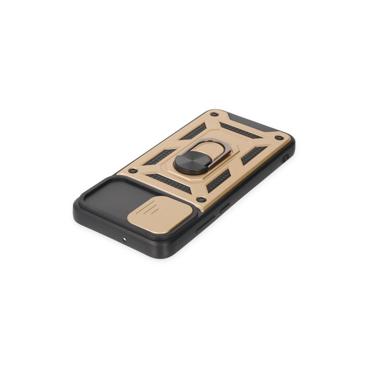 Samsung Galaxy A03 Kılıf Pars Lens Yüzüklü Silikon - Gold Samsung Galaxy A03 Kılıf Pars Lens Yüzüklü Silikon - Gold