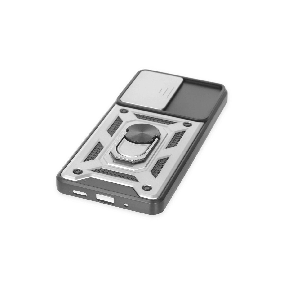 Samsung Galaxy S20 Fe Kılıf Pars Lens Yüzüklü Silikon - Gümüş Samsung Galaxy S20 Fe Kılıf Pars Lens Yüzüklü Silikon - Gümüş