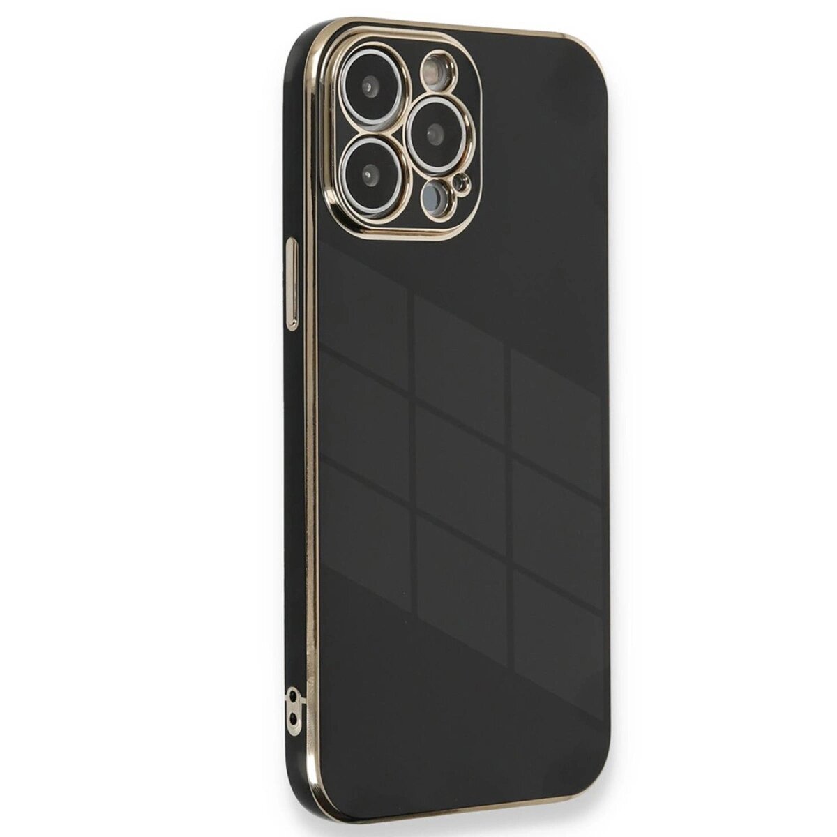 Apple İphone 15 Pro Kılıf Volet Silikon - Siyah Apple İphone 15 Pro Kılıf Volet Silikon - Siyah