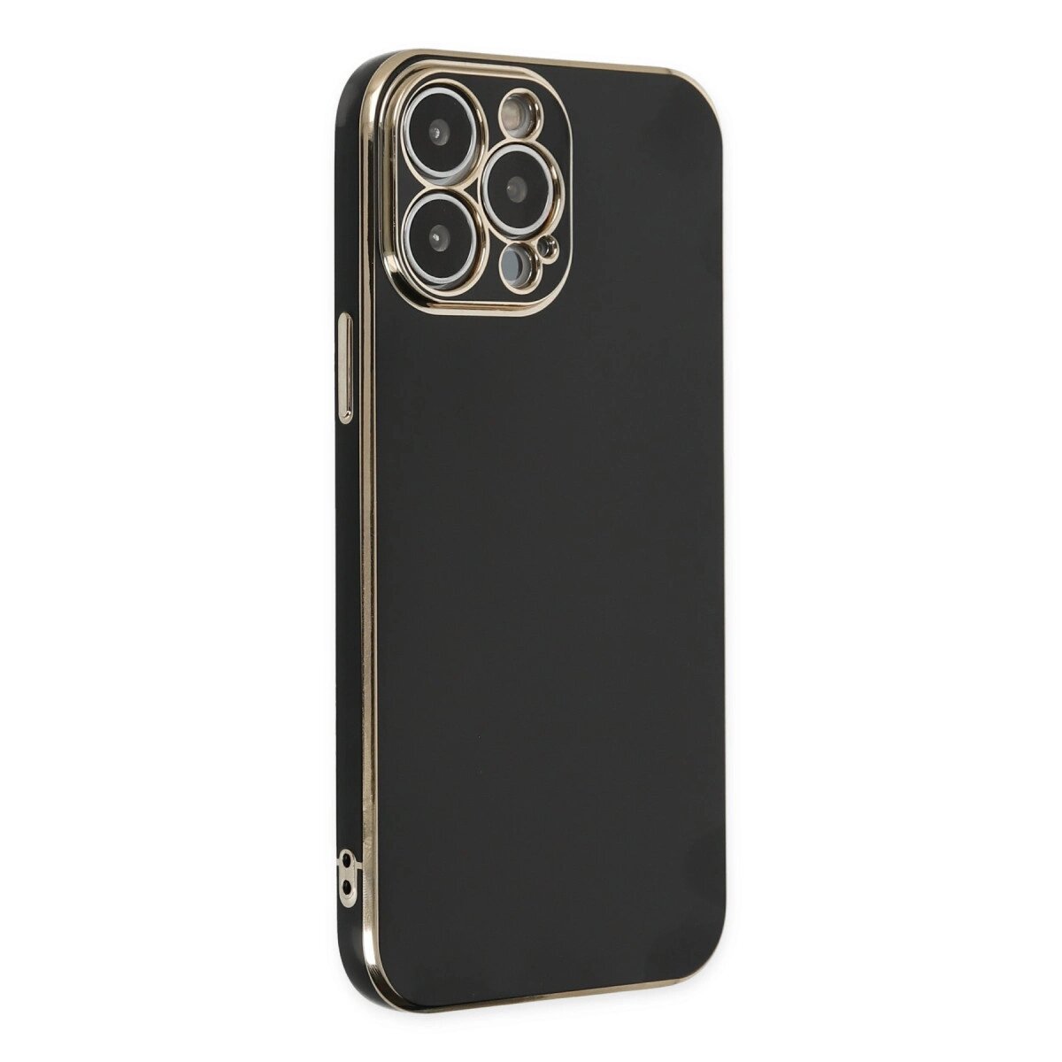 Apple İphone 15 Pro Max Kılıf Volet Silikon - Siyah Apple İphone 15 Pro Max Kılıf Volet Silikon - Siyah