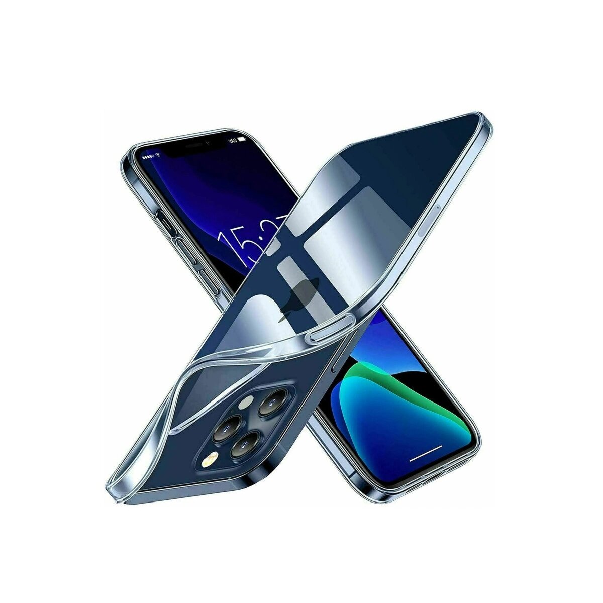 Apple İphone 15 Pro Kılıf Lüx Şeffaf Silikon Apple İphone 15 Pro Kılıf Lüx Şeffaf Silikon