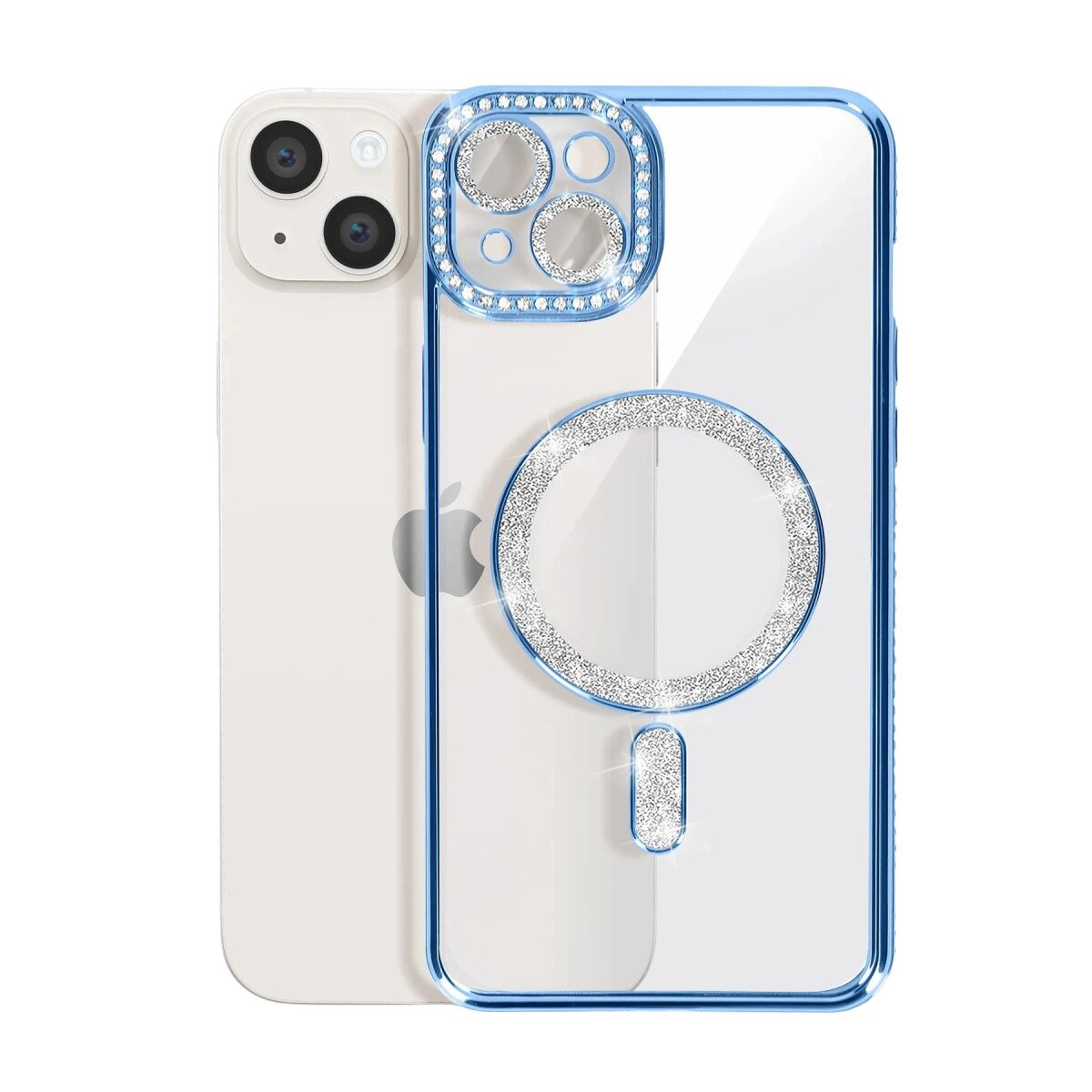 Apple İphone 15 Kılıf Joke Simli Magneticsafe Kılıf - Mavi Apple İphone 15 Kılıf Joke Simli Magneticsafe Kılıf - Mavi