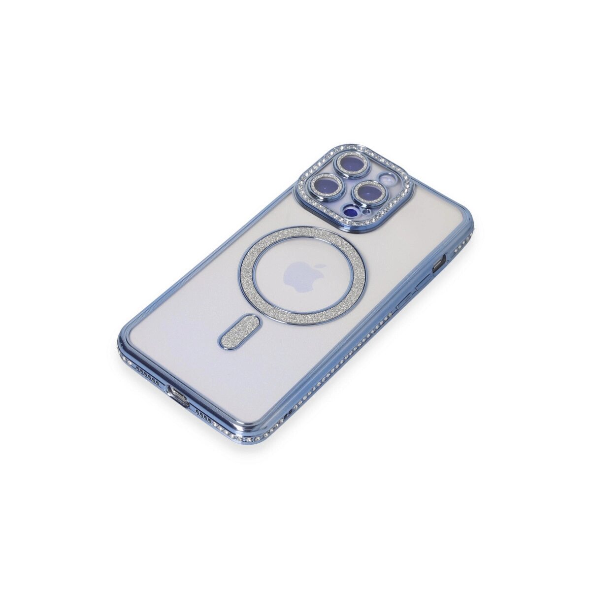 Apple İphone 15 Pro Max Kılıf Joke Simli Magneticsafe Kılıf - Mavi Apple İphone 15 Pro Max Kılıf Joke Simli Magneticsafe Kılıf - Mavi
