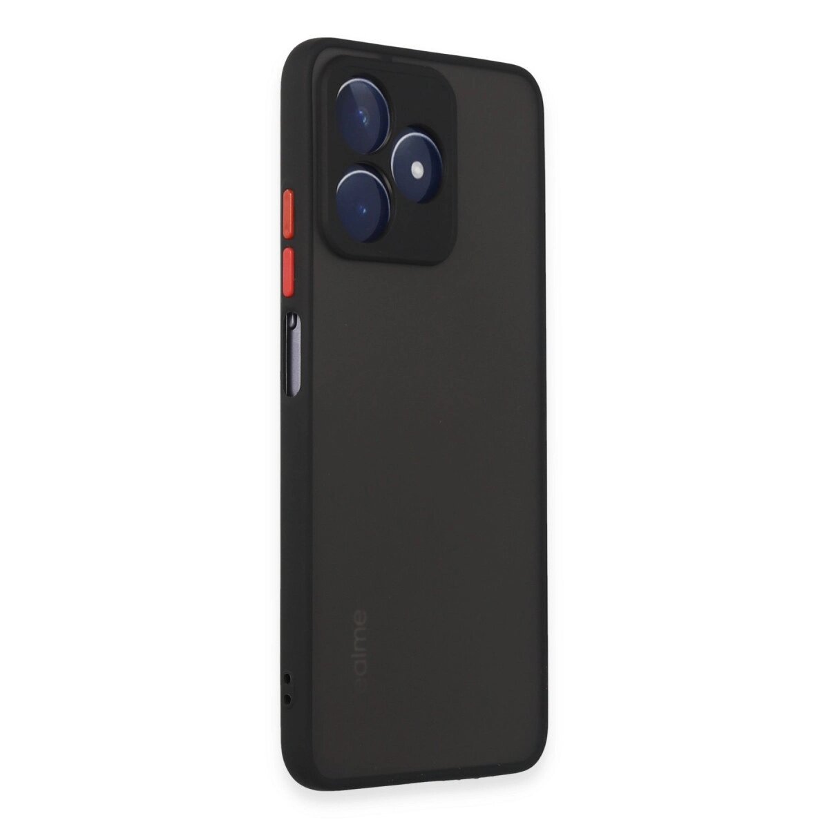 Realme C53 Kılıf Montreal Silikon Kapak - Siyah Realme C53 Kılıf Montreal Silikon Kapak - Siyah