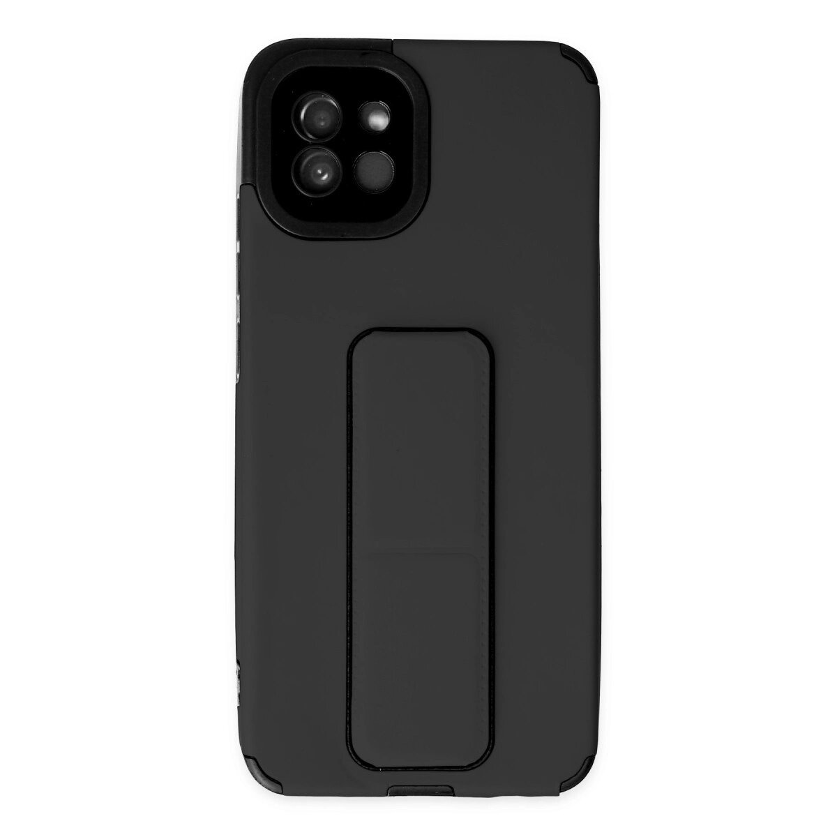 Galaxy A03 Kılıf Mega Standlı  - Siyah