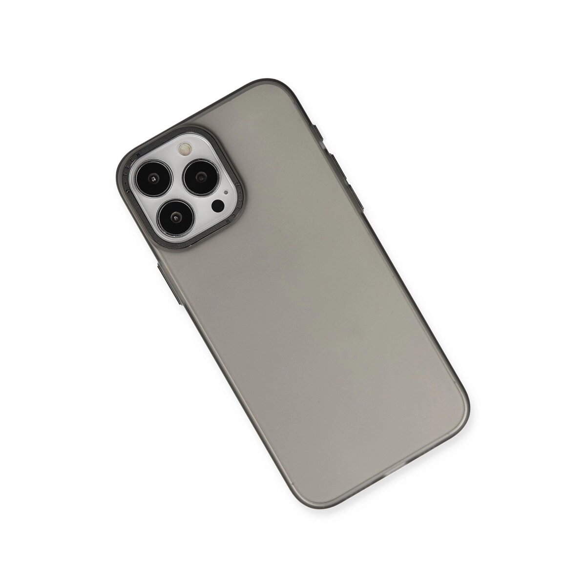 Apple İphone 15 Pro Kılıf Modos Metal Kapak - Siyah Apple İphone 15 Pro Kılıf Modos Metal Kapak - Siyah