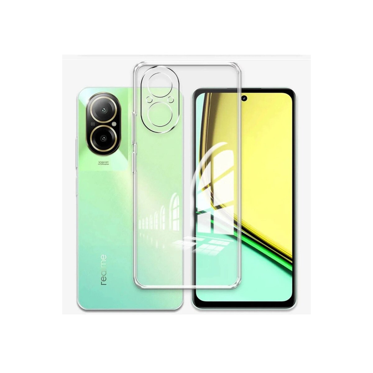 Realme 12 Lite Kılıf Lüx Şeffaf Silikon Realme 12 Lite Kılıf Lüx Şeffaf Silikon